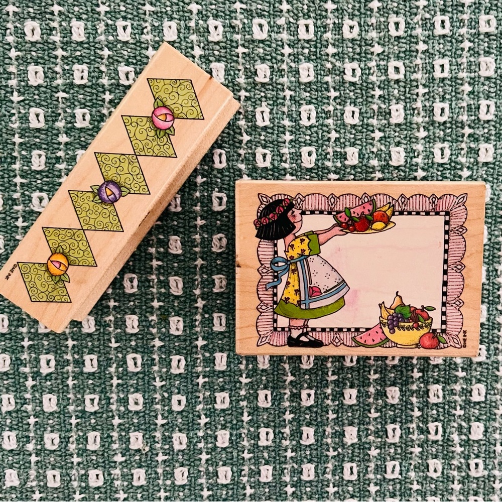 VTG Retired Mary Engelbreit Rubber Stamps